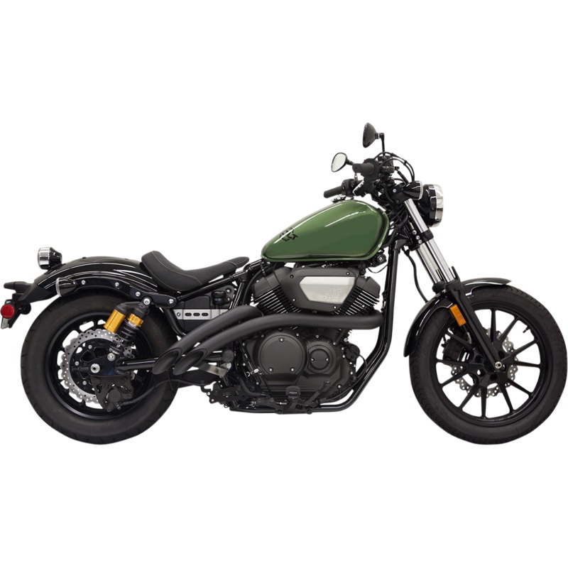 BASSANI XHAUST Sweeper Exhaust – Black – Bolt 3B1F2B