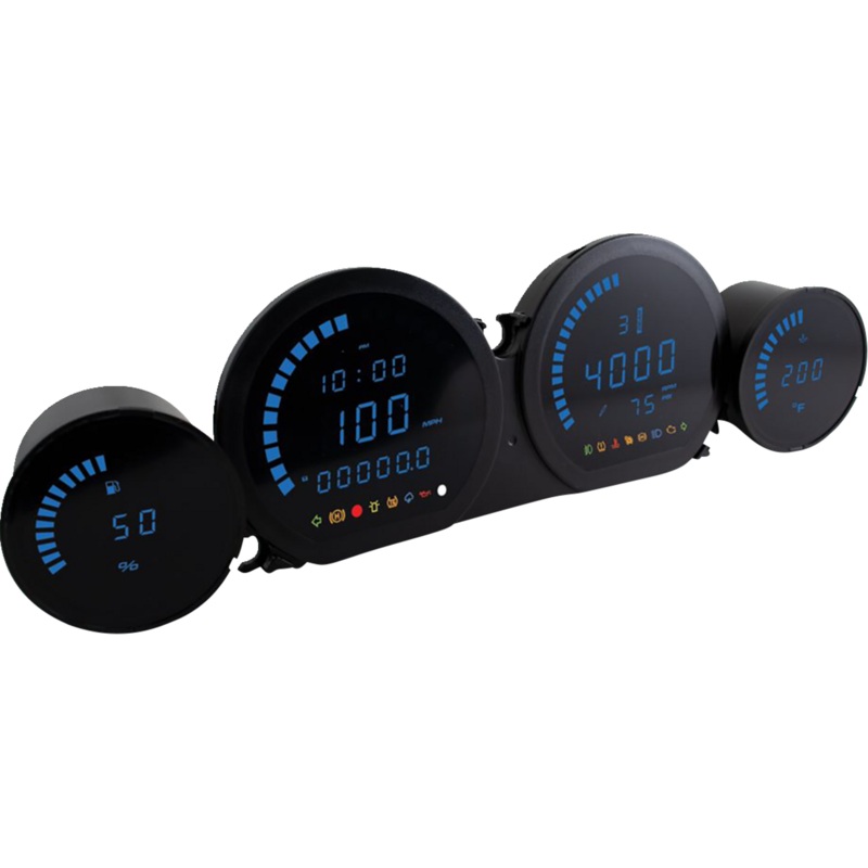 KOSO NORTH AMERICA HD-03L Gauge Kit – Blue Display BA064911