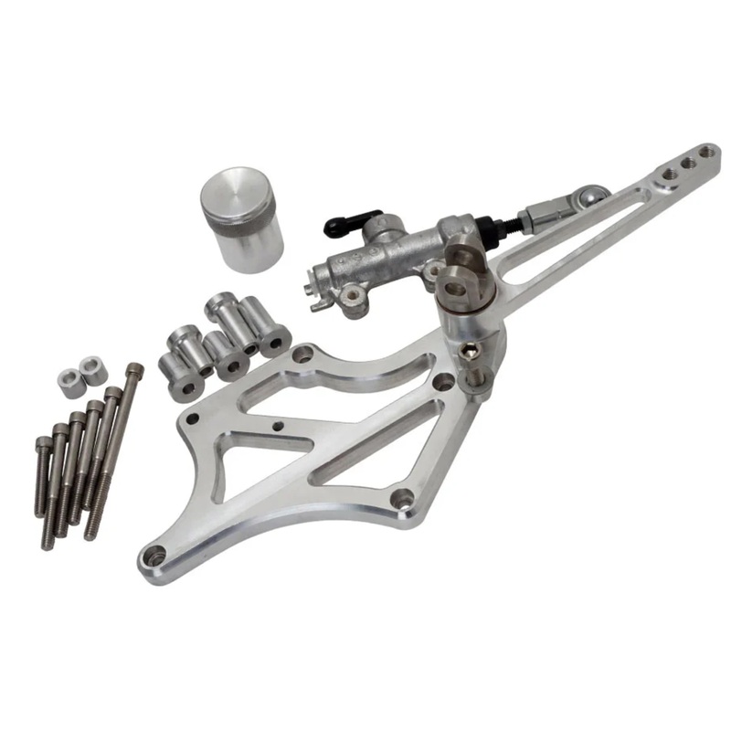 SPEED MERCHANT 2018-up HD Softail Mid Controls – Natural Finish No Pegs