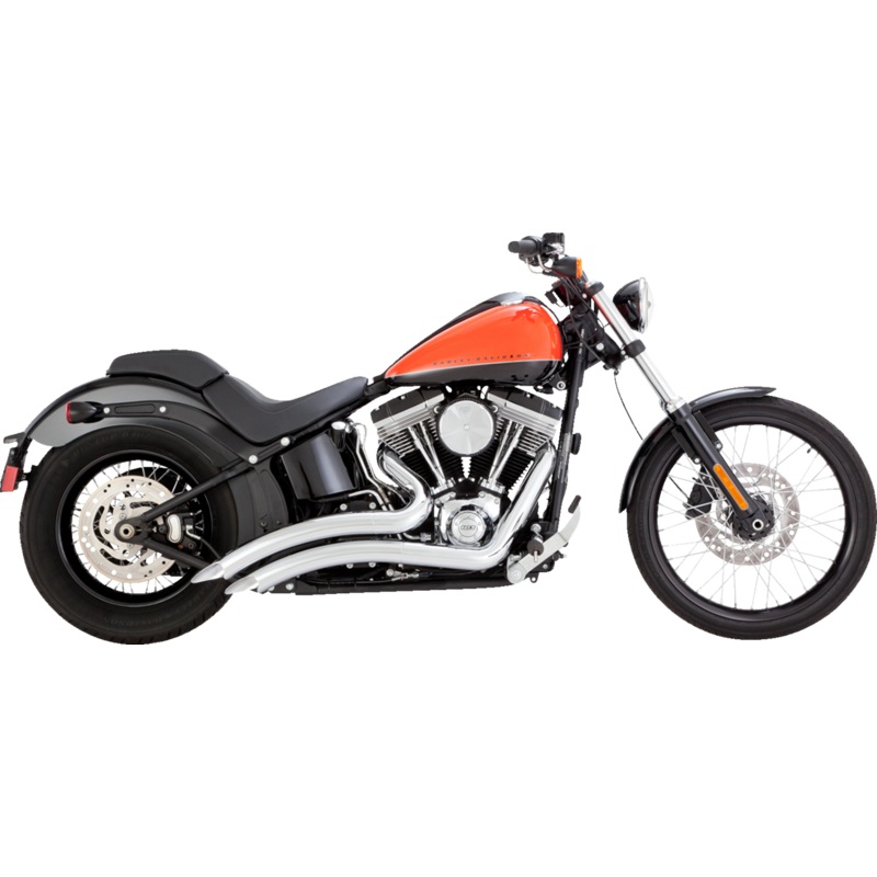 VANCE & HINES 2-into-2 Big Radius Exhaust System – Chrome 26079