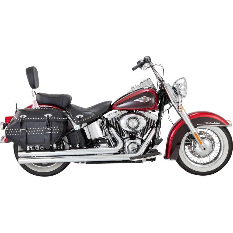 VANCE & HINES Big Shots Long Exhaust System – Chrome 17323