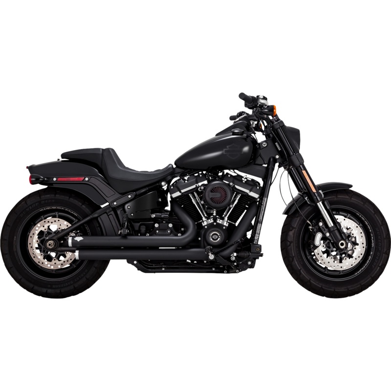 VANCE & HINES Big Shots Staggered Exhaust System – Black 47339