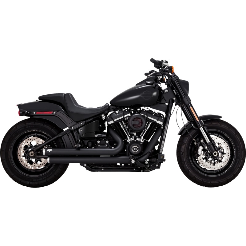 VANCE & HINES Big Shots Staggered Exhaust System – Black 47341