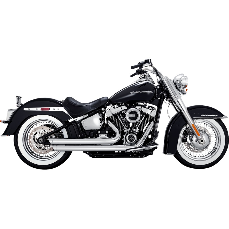 VANCE & HINES Big Shots Staggered Exhaust System – Chrome 17341