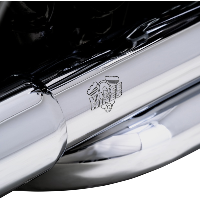 VANCE & HINES Dresser Duals Header System – Chrome 17351