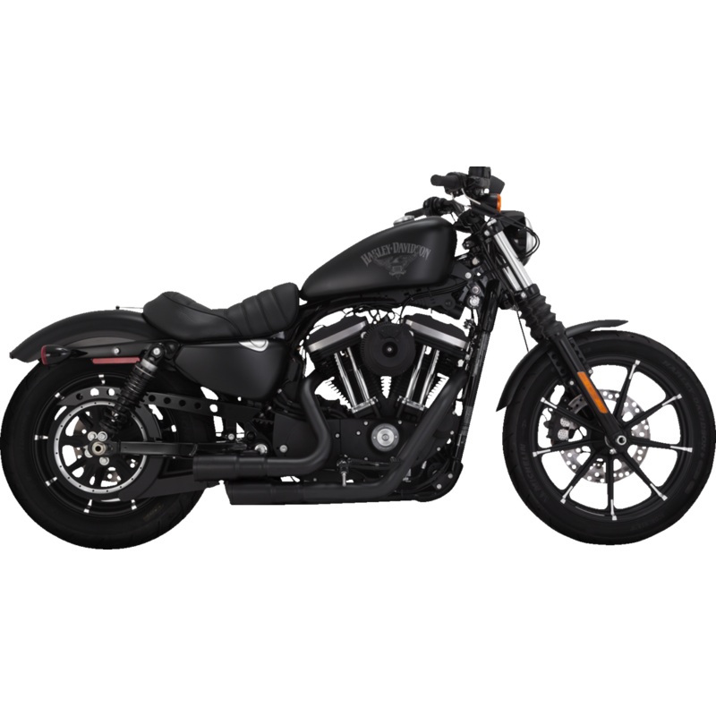 VANCE & HINES Mini Grenades Exhaust System – Matte Black 46884
