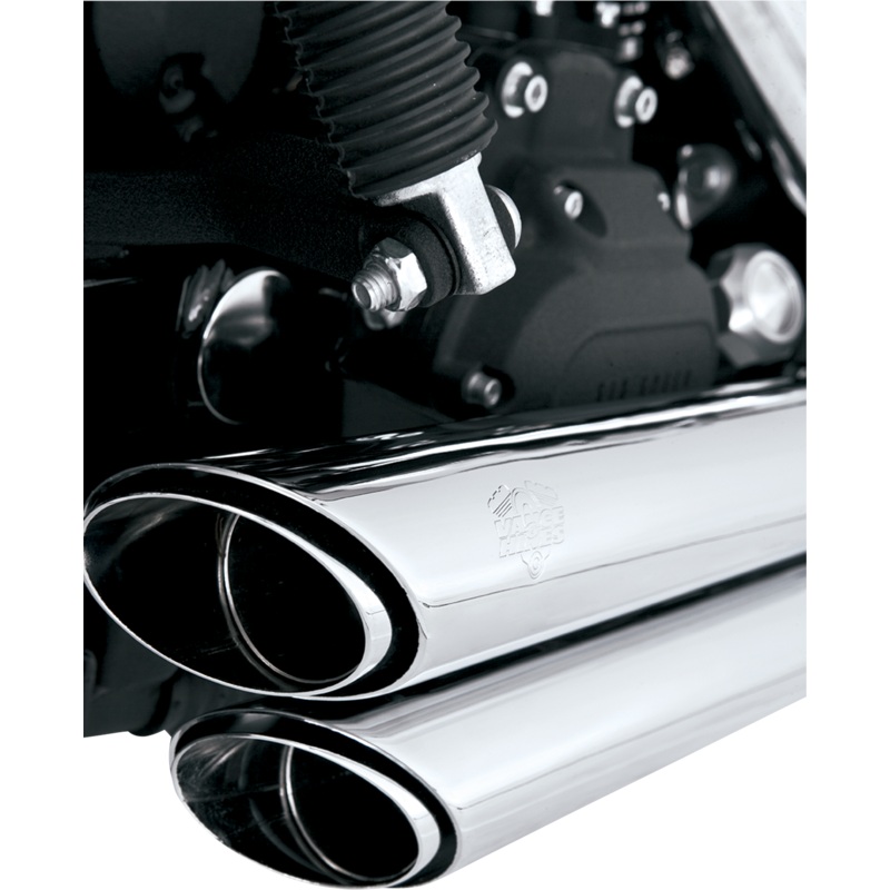 VANCE & HINES Shortshots Staggered Exhaust System – Chrome 17317
