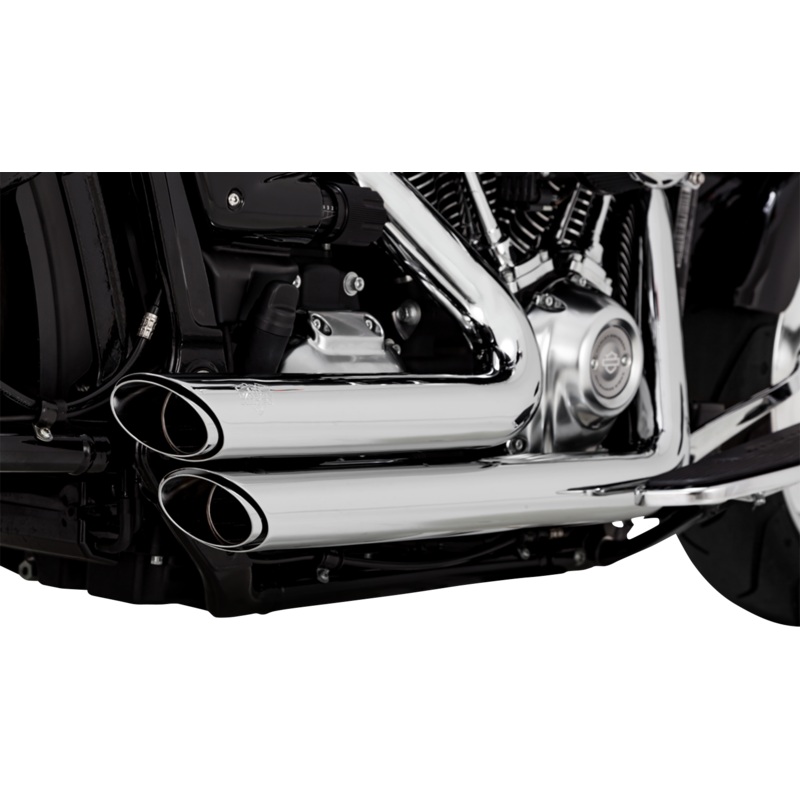 VANCE & HINES Shortshots Staggered Exhaust System – Chrome 17335