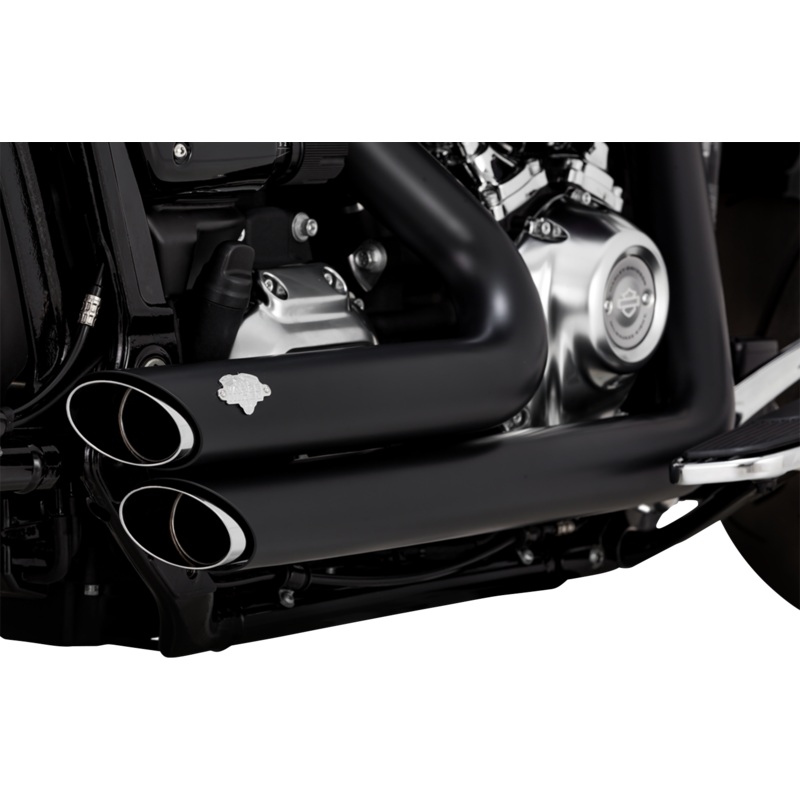 VANCE & HINES Shortshots Staggered Exhaust System – Matte Black 47335
