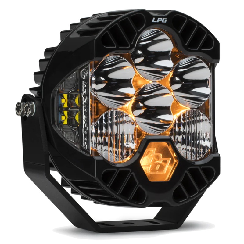 Baja Designs LP6 Pro LED – White Driving/Combo Single Light – With Bracket Harness