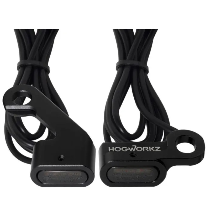HOGWORKZ Harley Dyna/Softail/Sportster LED Handlebar DRL / Turn Signals | Black