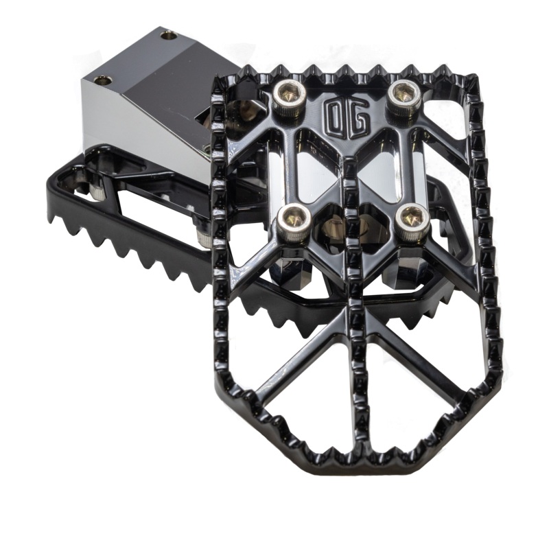 OG Moto X Foot Pegs|Black|Aluminium Finish|Chrome|Gold|Red|Blue|Purple|Orange|Black Chrome|Gold Plating|Bronze|Dyna/FXR/XL & Bagger Passenger|2018+ M8 Softail / Pan America Front|2018+ M8 Softail Rear