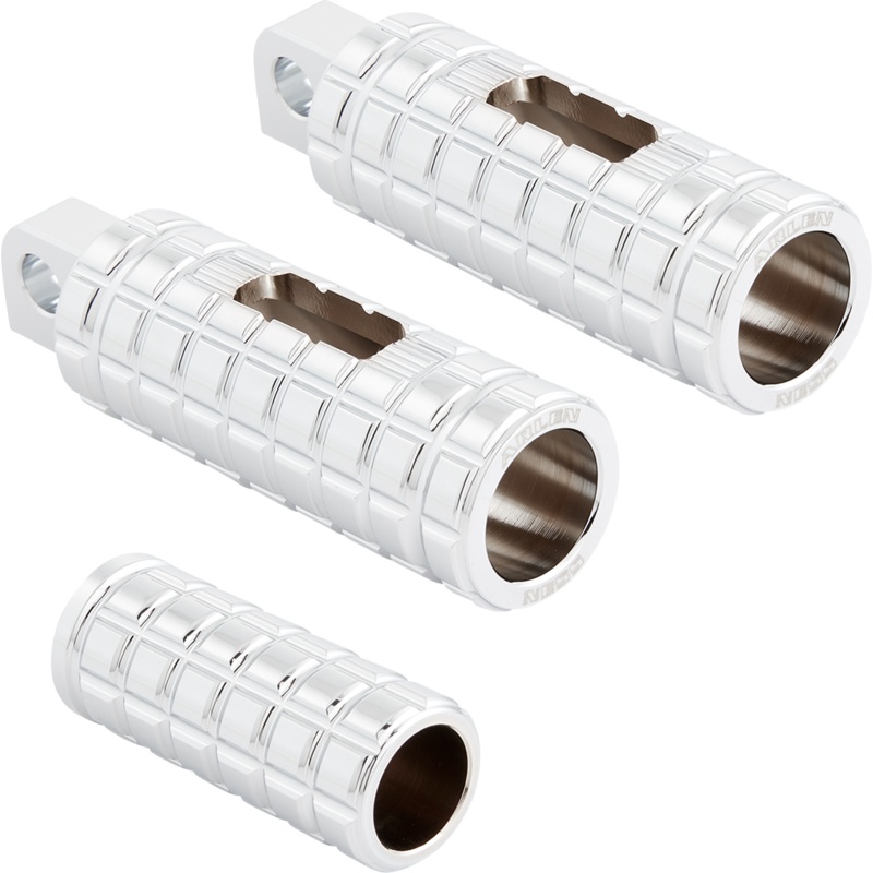 ARLEN NESS Cush Footpegs – Male – Chrome 400-031