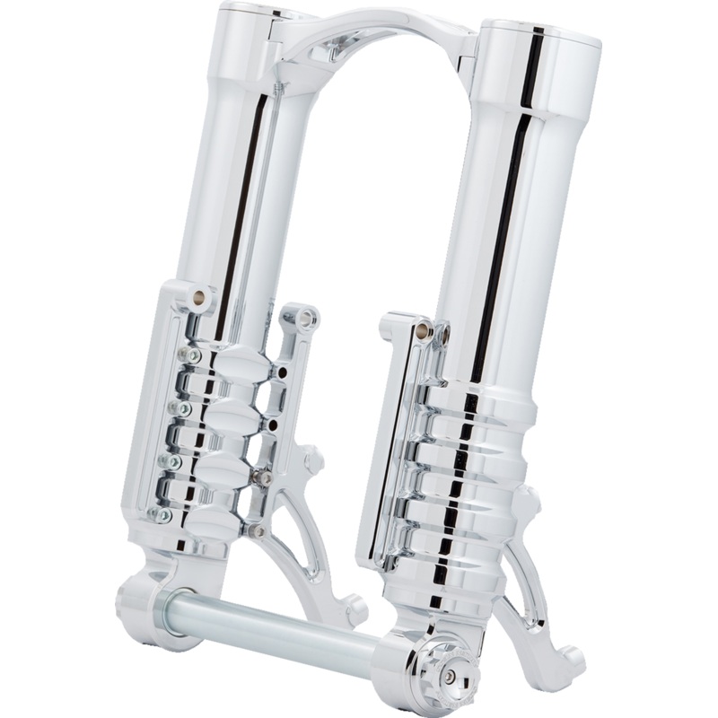 ARLEN NESS Fork Legs – 49 mm – Chrome – For Custom Radial Mount Brake Caliper 120-012