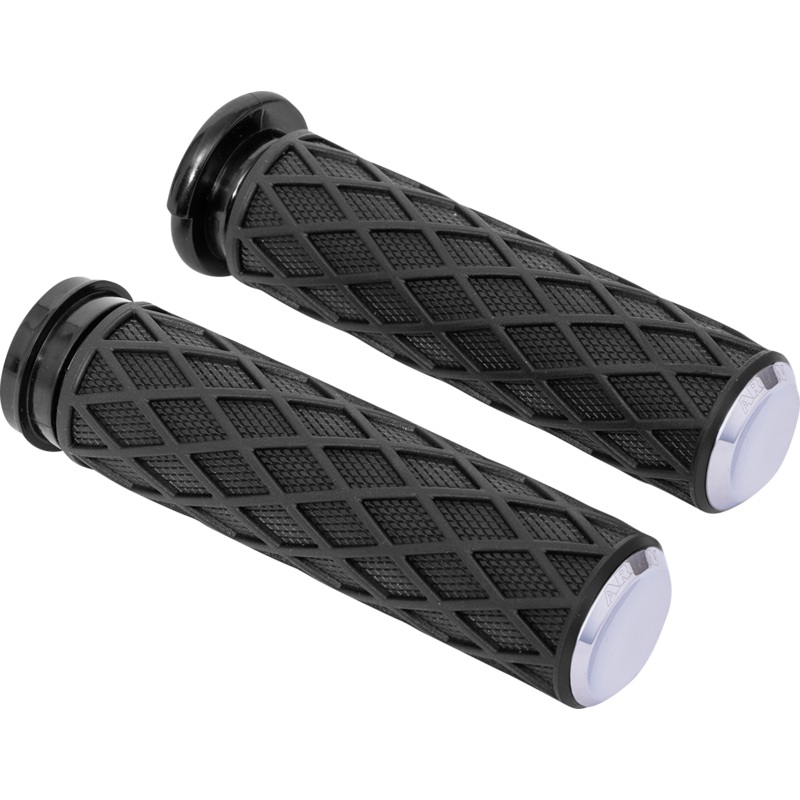 ARLEN NESS Grips – Diamond – TBW – Chrome 500-008