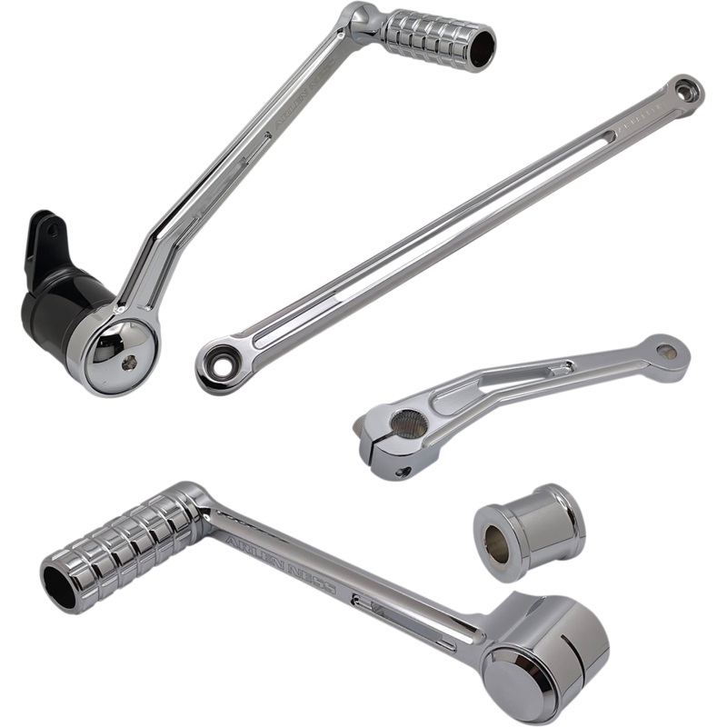 ARLEN NESS SpeedLiner Foot Control Kit w/ Toe Shifter – Solo – Chrome 420-105