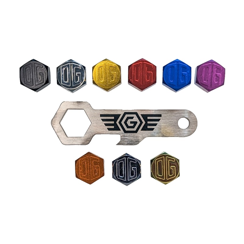 OG Seat Screw – Hex|Black|Aluminium finish|Chrome|Gold|Red|Blue|Purple|Orange|Black Chrome|Gold Plating