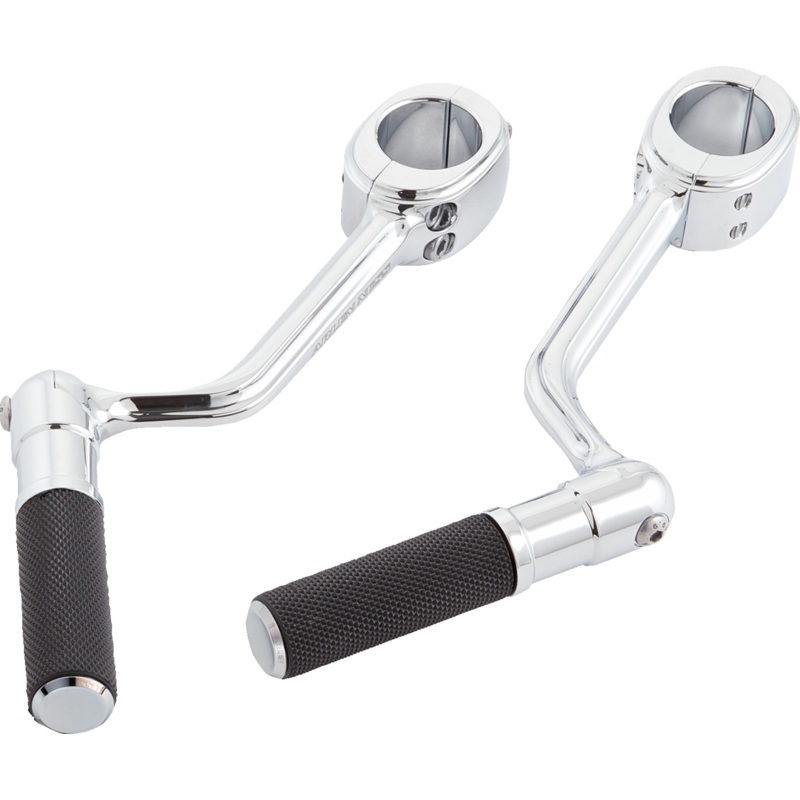 ARLEN NESS Forged Highway Peg Mounts w/ Pegs – Chrome 400-046