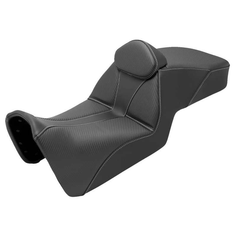 SADDLEMEN Adventure Tour Seat – Low – w/ Backrest – Black – Pan Am ’21-’23 821-34-201BR