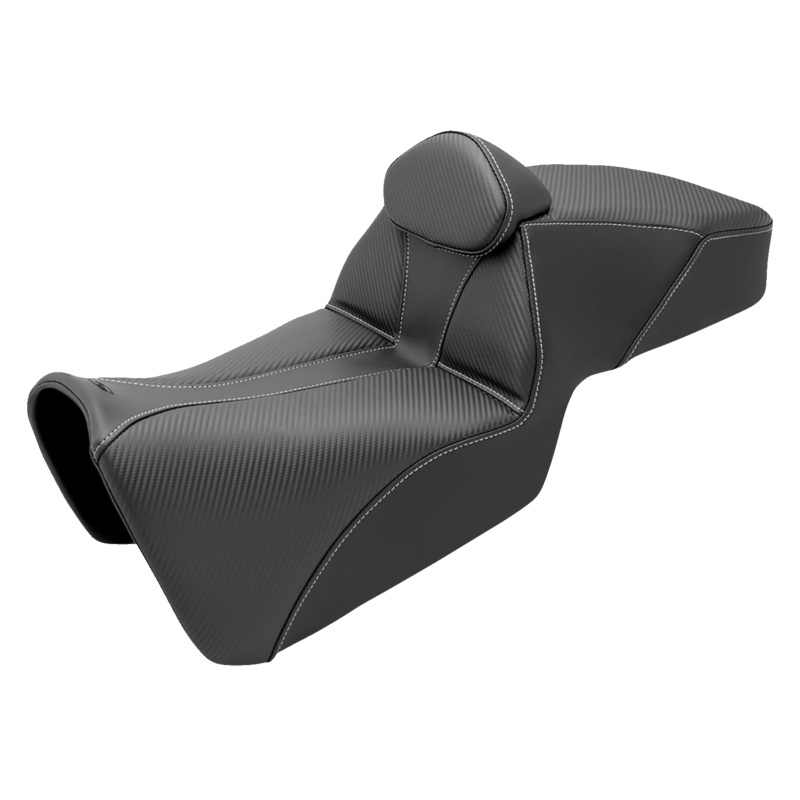 SADDLEMEN Adventure Tour Seat – w/ Backrest – Black – Pan Am ’21-’23 821-34-200BR