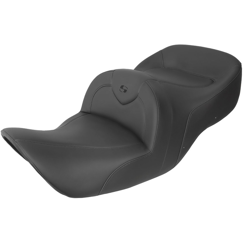 SADDLEMEN RoadSofa* Seat – without Backrest – Black w/ Black Stitching – GL1800 ’01-’10 H01-07-187