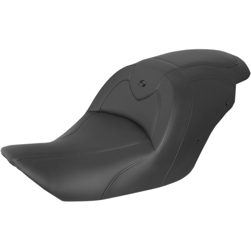 SADDLEMEN RoadSofa* Seat – without Backrest – Black w/ Black Stitching – GL1800 ’14-’17 H23-20-187