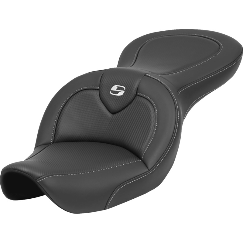 SADDLEMEN Roadsofa* Seat – without Backrest – Carbon Fiber – FXDWG ’96-’23 896-05-185