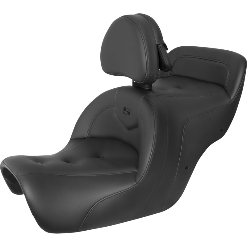 SADDLEMEN Seat – Roadsofa* – With Backrest – Pillow Top – Black H88-07-181BR