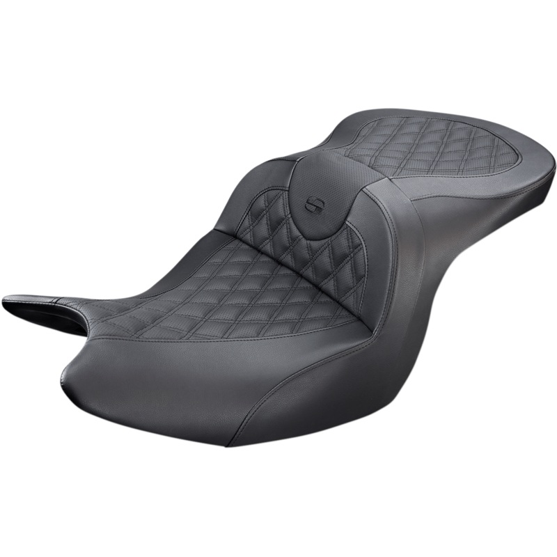 SADDLEMEN Seat – Roadsofa* – Without Backrest – Full Lattice Stitch – Black H18-07-182