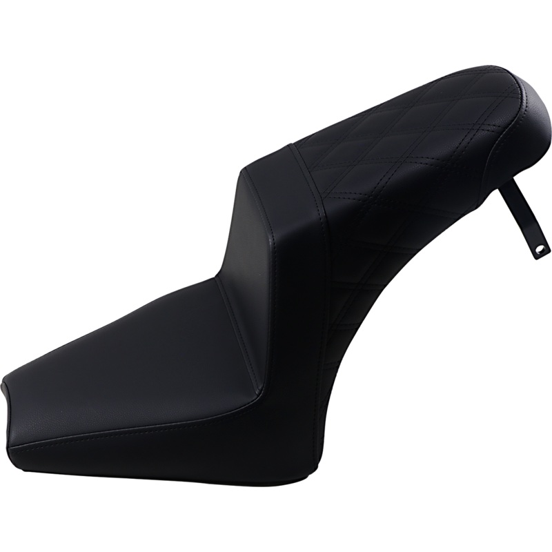 SADDLEMEN Step-Up Seat – Front Smooth/Rear Lattice – Black – Scout Bobber I18-33-173