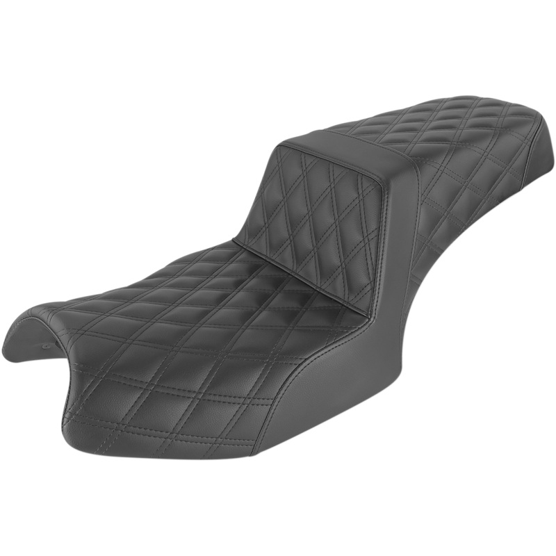 SADDLEMEN Step-Up Seat – Full Lattice – Black – Challenger I20-06-175