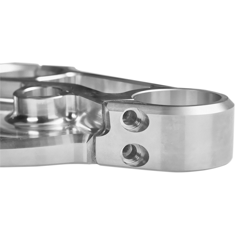 SLYFOX 49 mm Upper Triple Clamp – ’14+ FLH – Raw SF1000-1