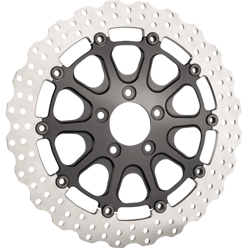 SLYFOX Front Rotor – Black – 13 0133-3061S-B