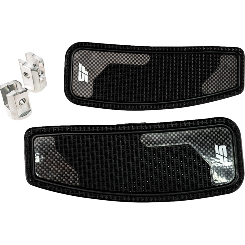 SLYFOX Mini Floorboards – Black Anodized – Softail SF-906-01-1