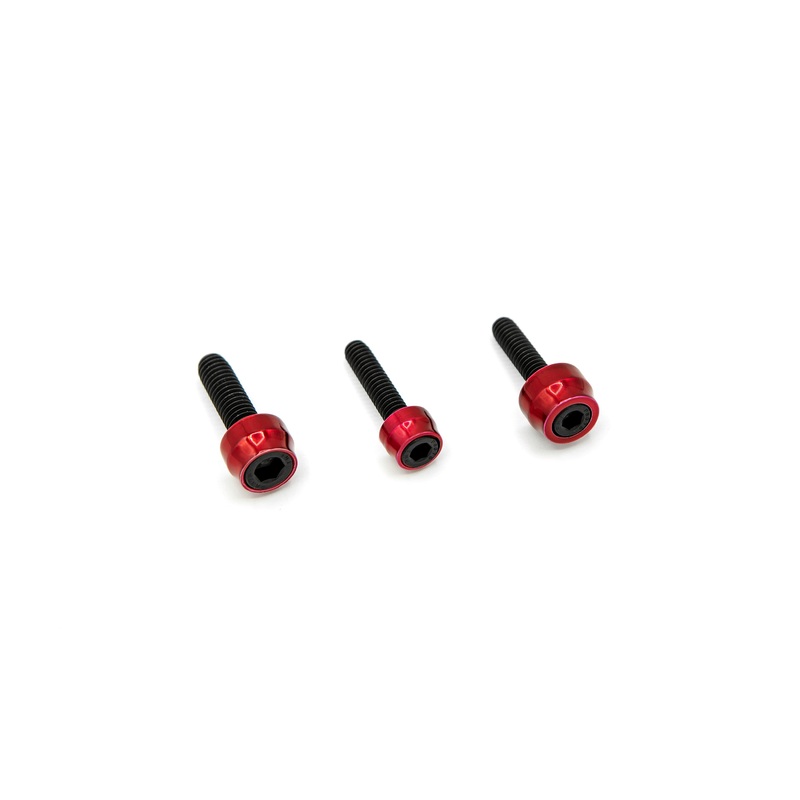 Chacho’s Bolt Kit Red M8 Eng Trans Prim Blk