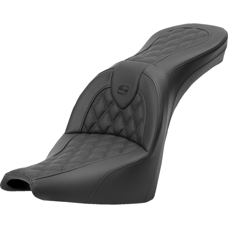 SADDLEMEN Roadsofa* Seat – Lattice Stitch – without Backrest – FXBB/FXST ’18-’23 818-30-182