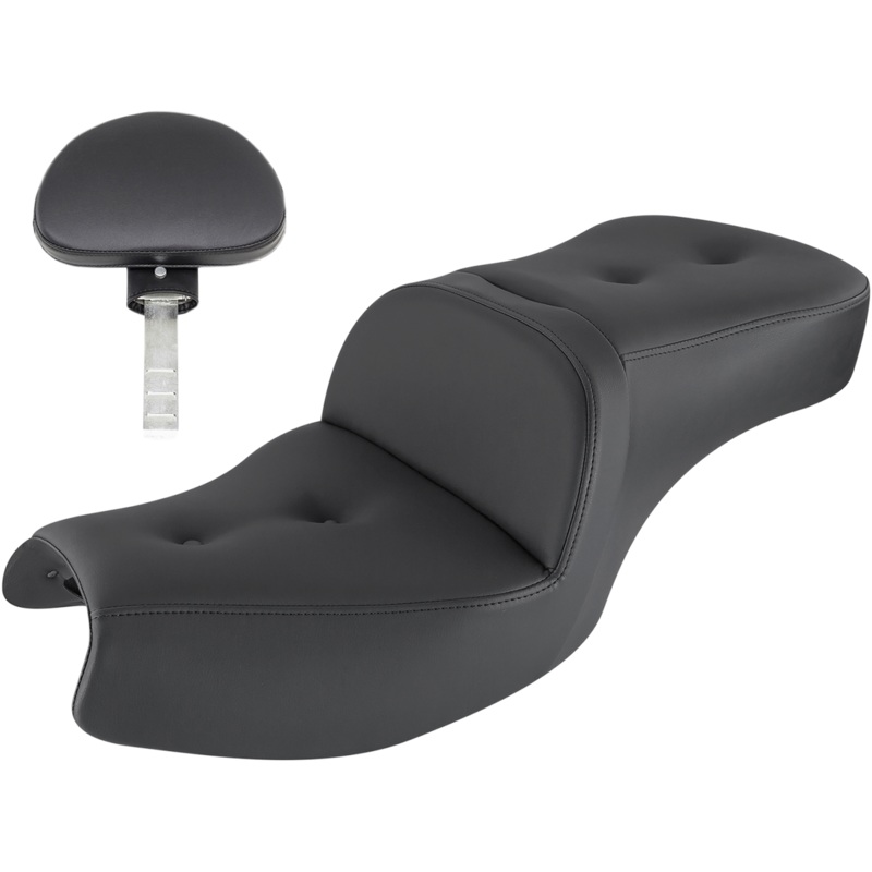 SADDLEMEN Roadsofa* Seat – Pillow Top – With Backrest – Indian I20-06-181BR