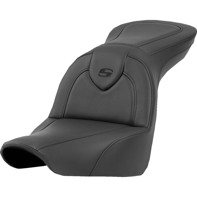 SADDLEMEN Roadsofa* Seat – without Backrest – Black/Black Stitching – FXLR/FLSB ’18-’23 818-29-187