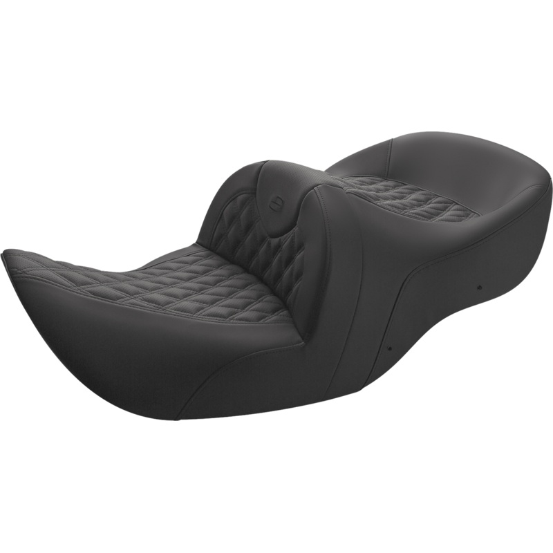 SADDLEMEN Seat – Roadsofa* – Without Backrest – Full Lattice Stitch – Black H01-07-182