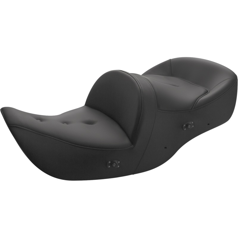 SADDLEMEN Seat – Roadsofa* – Without Backrest – Pillow Top – Black – Heated H01-07-181HCT
