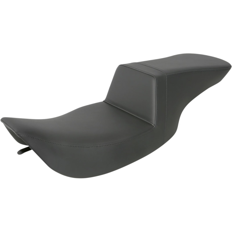 SADDLEMEN Tour Step-Up Seat – Smooth – Black – FL ’97-’07 897-06-194