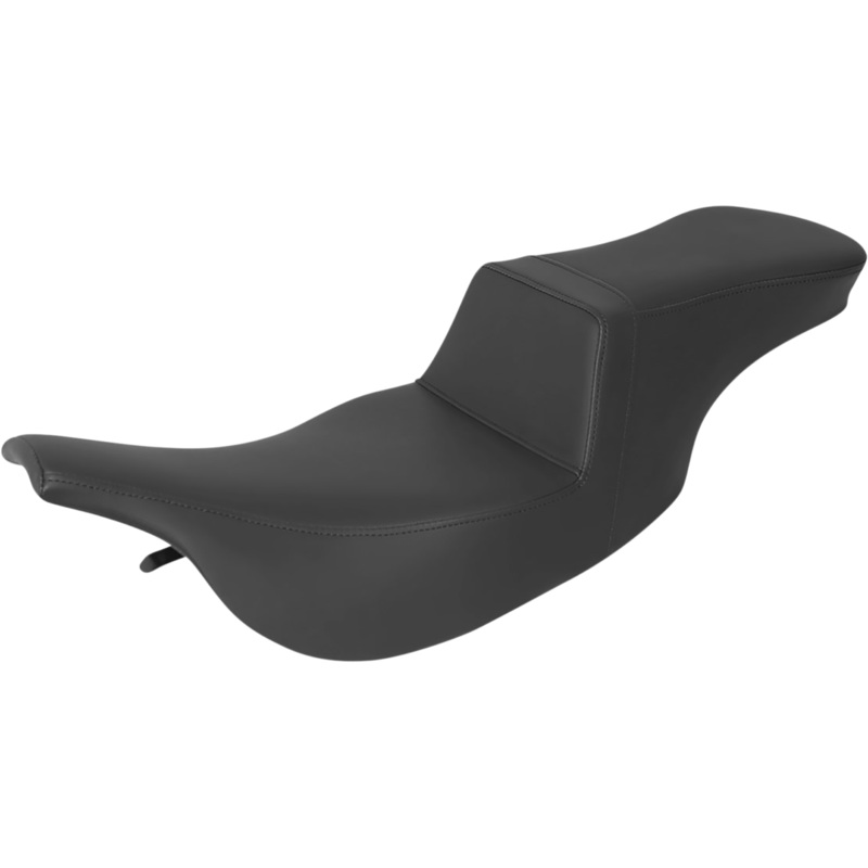 SADDLEMEN Tour Step-Up Seat – Smooth – Black – FL ’97-’07 897-07-194