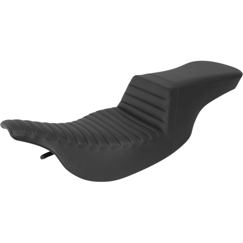 SADDLEMEN Tour Step-Up Seat -Tuck-n-Roll – Black – FL ’97-’07 897-07-191