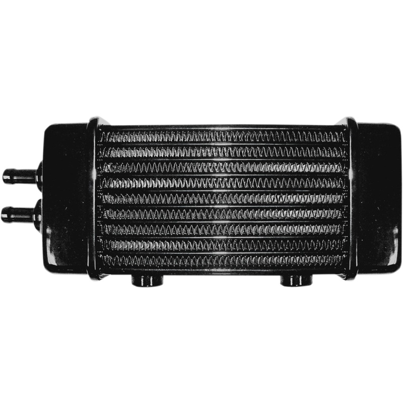 JAGG OIL COOLERS Universal Oil Cooler – 10-Row – Gloss Black 3120
