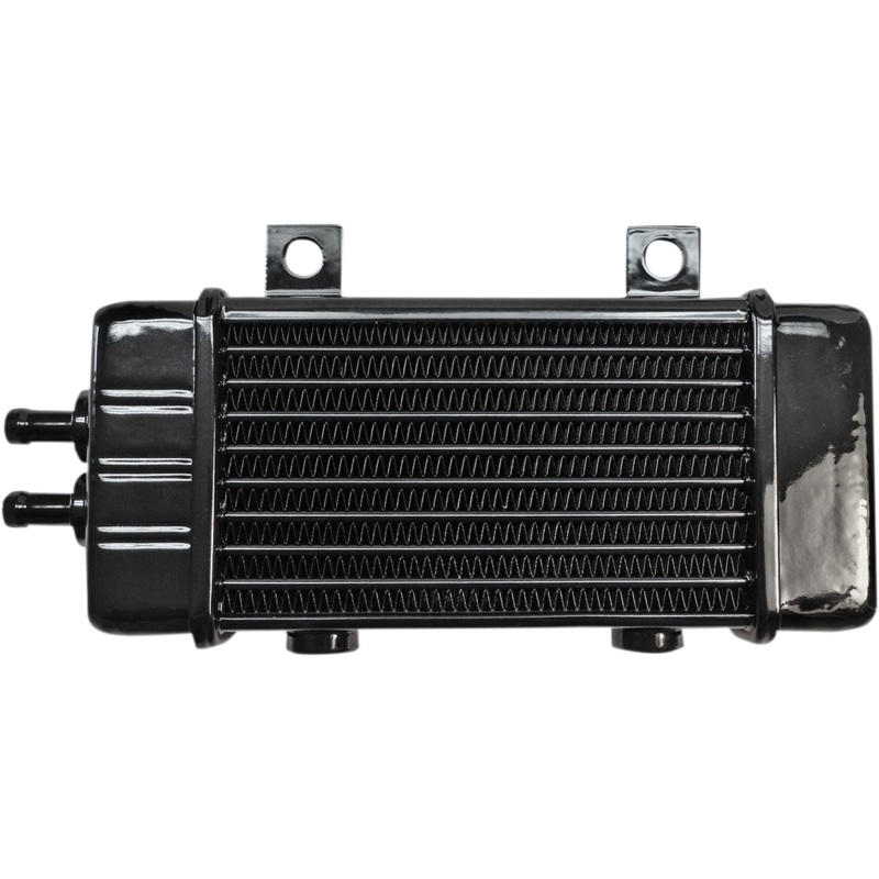 JAGG OIL COOLERS Universal Oil Cooler – 10-Row – Gloss Black 3160