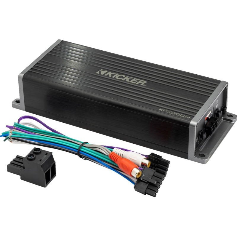 KICKER Amplifier – 4 Channel – 300 W – Weather-Resistant 51KPX3004