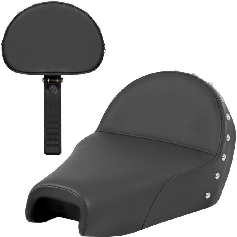 SADDLEMEN Solo Seat – Studded – XL ’04-’22 807-03B-0039