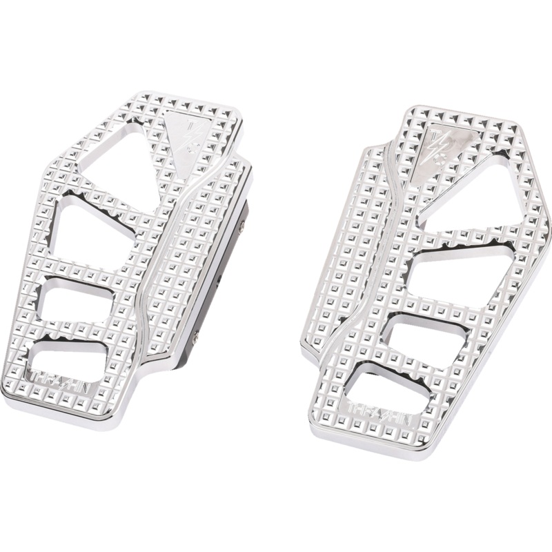 THRASHIN SUPPLY CO. Apex Mini Floorboards – Passenger – Chrome TSC-2217-3-BR