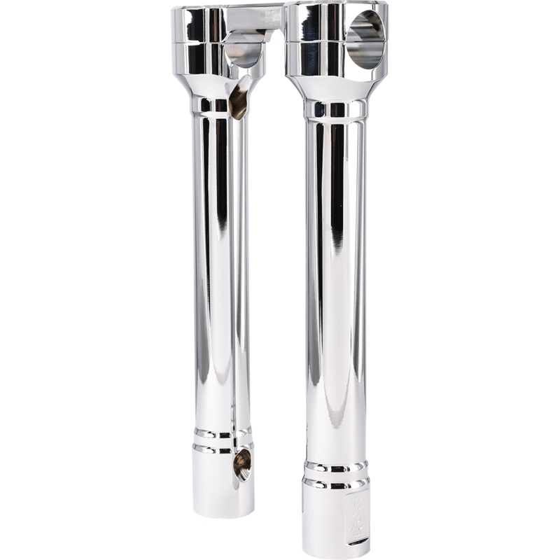 THRASHIN SUPPLY CO. Risers – Hole Shot – 10 – Chrome TSC-1010-3