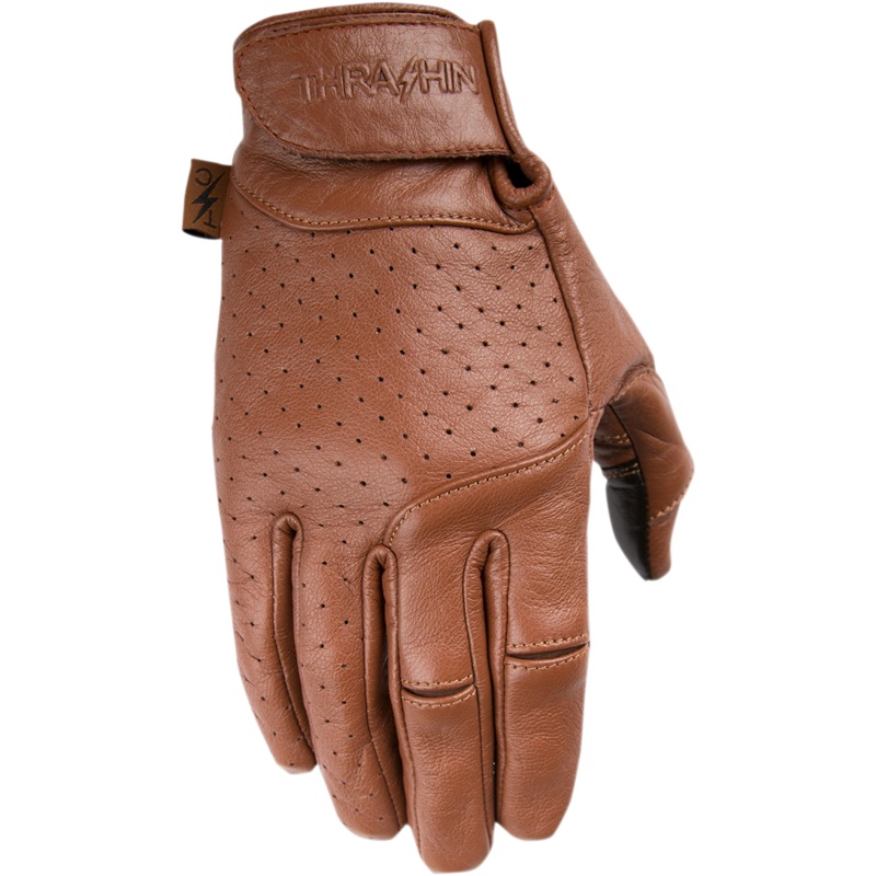 THRASHIN SUPPLY CO. Siege Leather Gloves – Brown – XL TSG-0000-11
